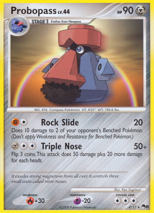 POP Series 8 Non - Holo Probopass #4