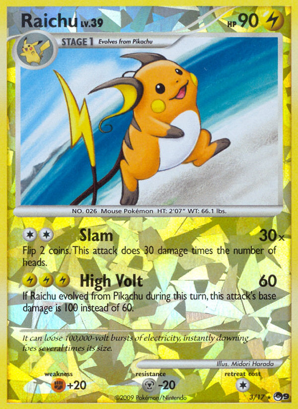 POP Series 9 Holo Raichu #3