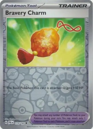 Paldea Evolved Bravery Charm #173/193 reverse holo
