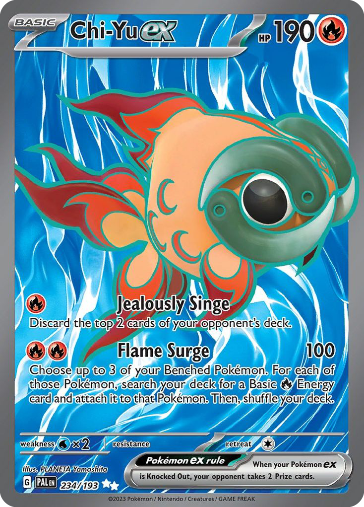 Paldea Evolved Chi-Yu EX #234/193