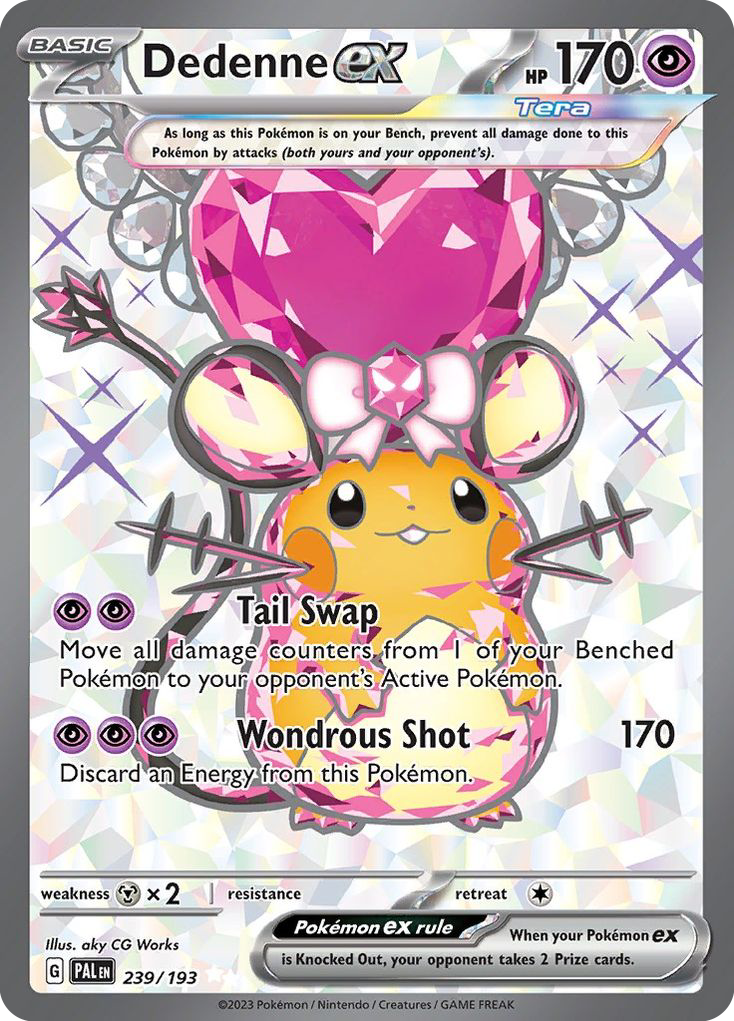 Paldea Evolved Dedenne EX #239/193