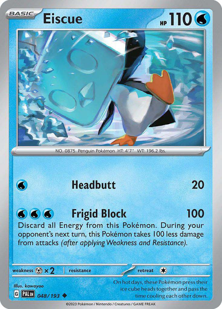 Paldea Evolved Eiscue #48/193