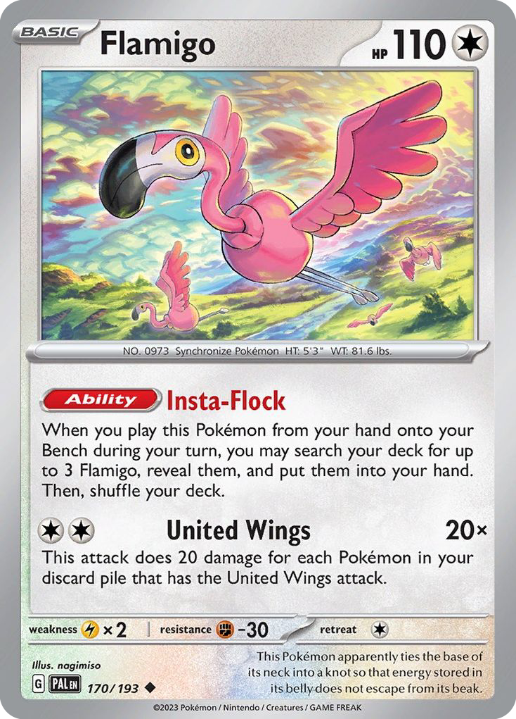 Paldea Evolved Flamigo #170/193