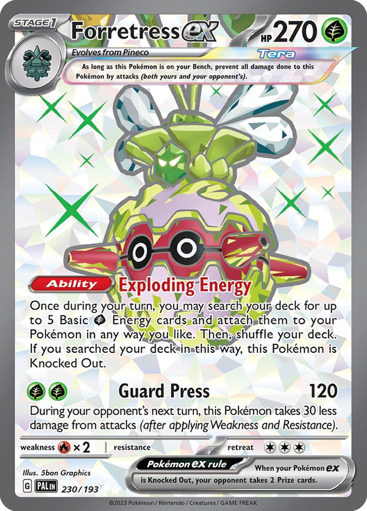 Paldea Evolved Forretress EX #230/193