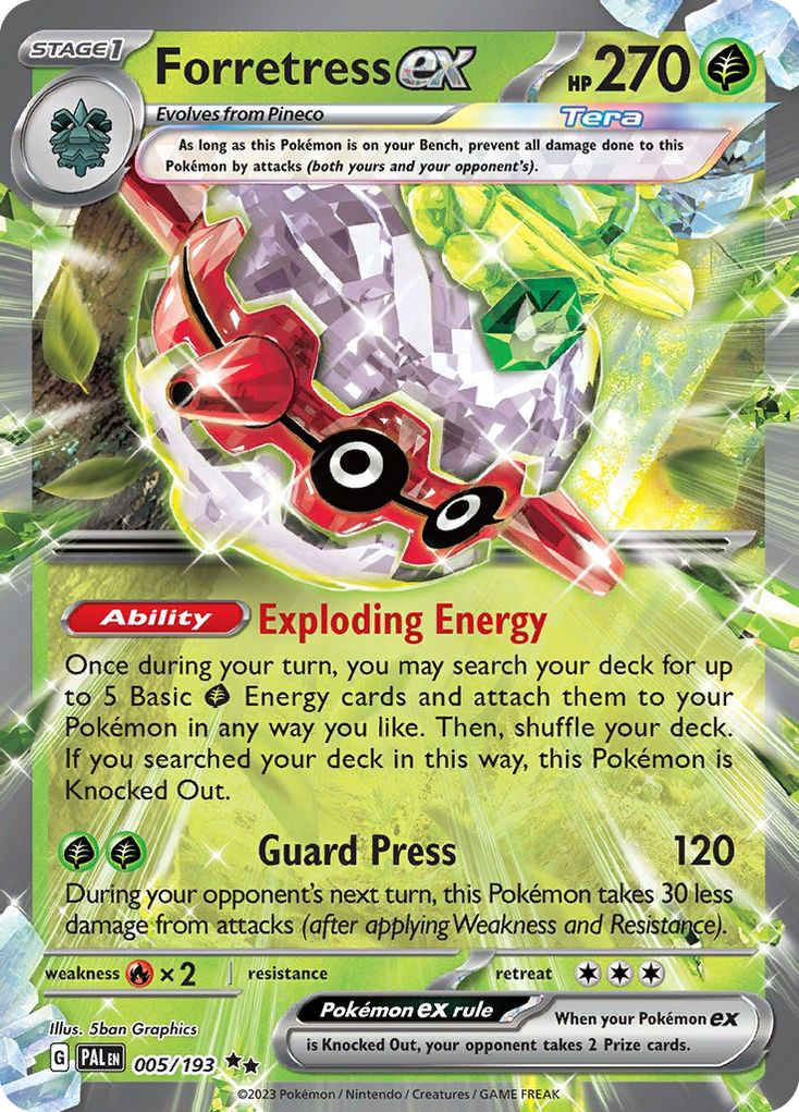 Paldea Evolved Forretress EX #5/193
