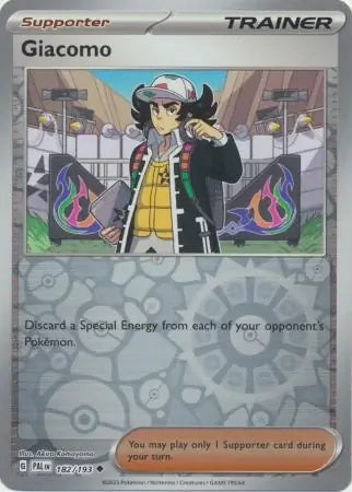 Paldea Evolved Giacomo #182/193 reverse holo