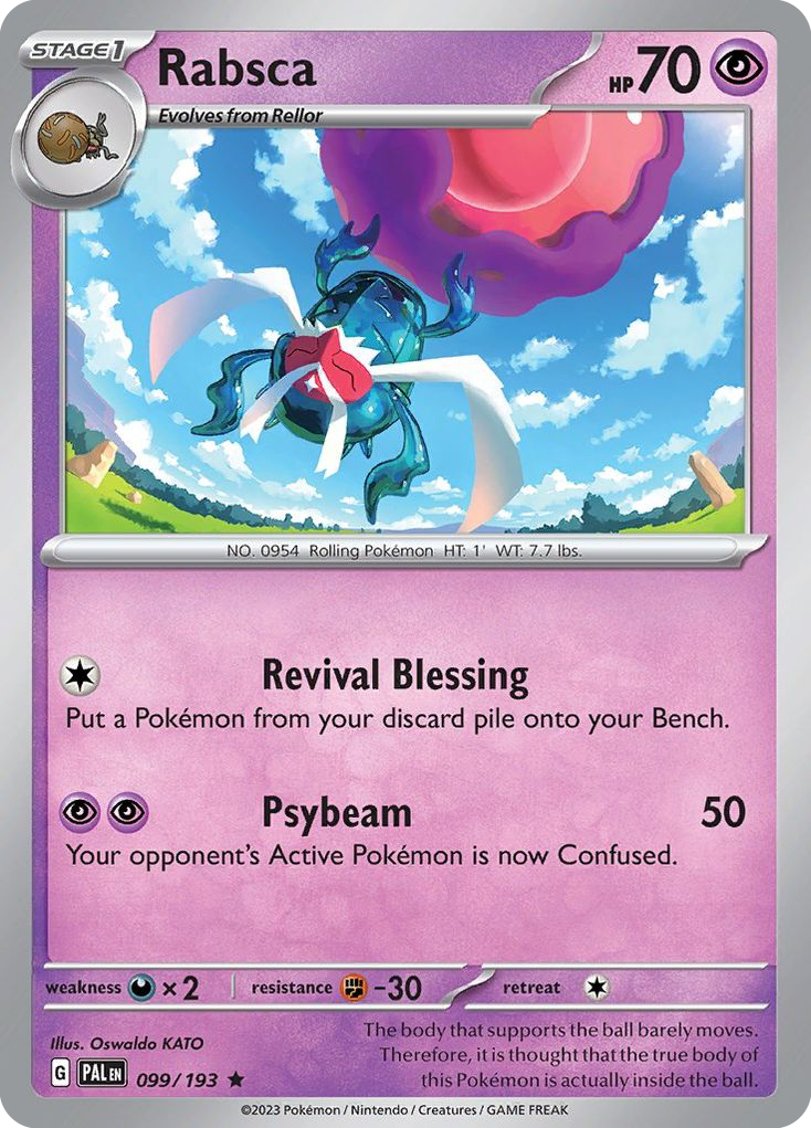 Paldea Evolved Holo Rabsca #99/193