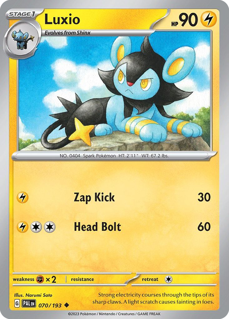 Paldea Evolved Luxio #70/193