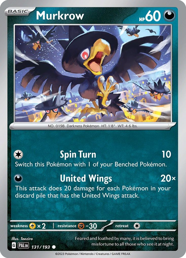 Paldea Evolved Murkrow #131/193