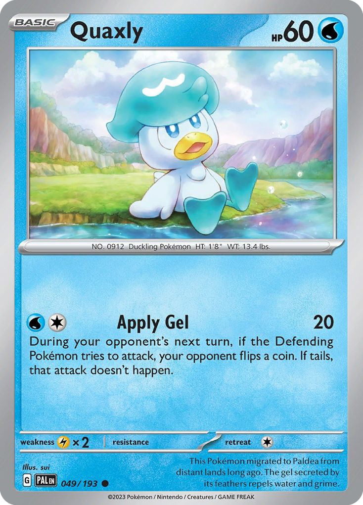 Paldea Evolved Quaxly #49/193