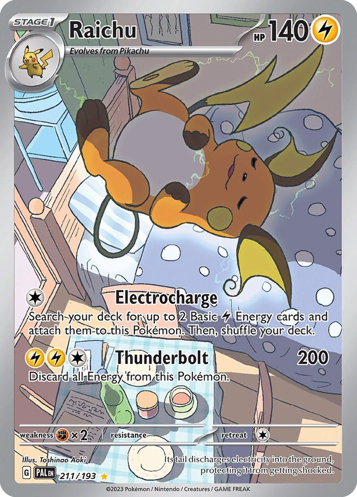 Paldea Evolved Raichu #211/193