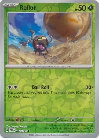 Paldea Evolved Rellor #26/193 reverse holo