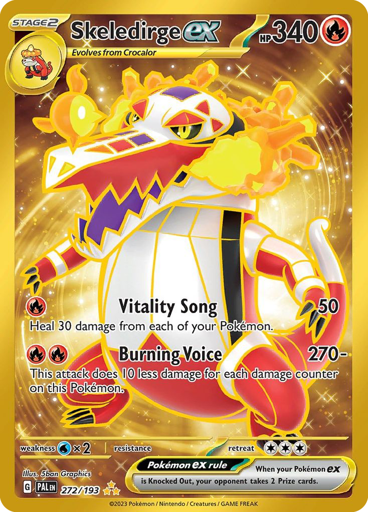 Paldea Evolved Skeledirge EX #272/193