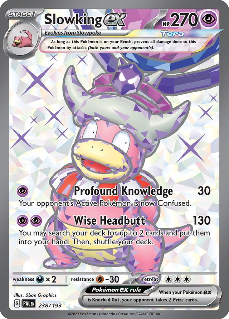 Paldea Evolved Slowking EX #238/193