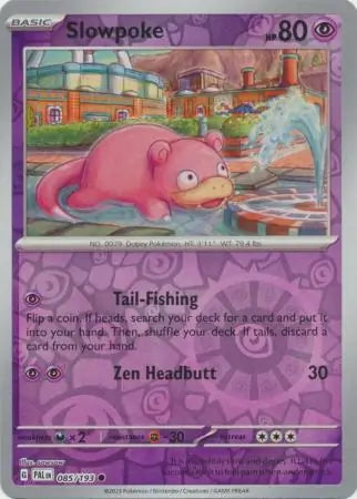 Paldea Evolved Slowpoke #85/193 reverse holo