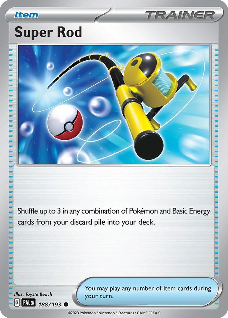 Paldea Evolved Super Rod #188/193