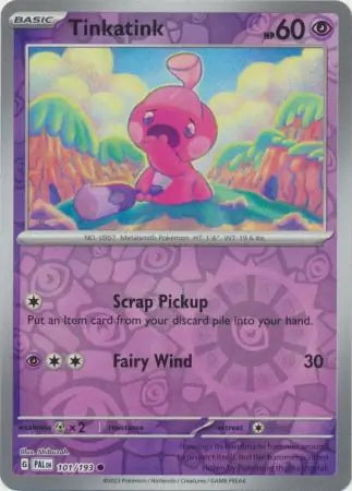 Paldea Evolved Tinkatink #101/193 reverse holo