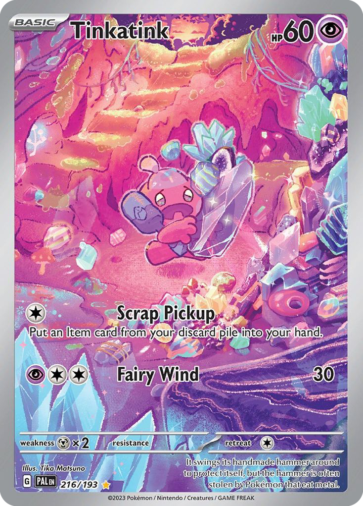 Paldea Evolved Tinkatink #216/193