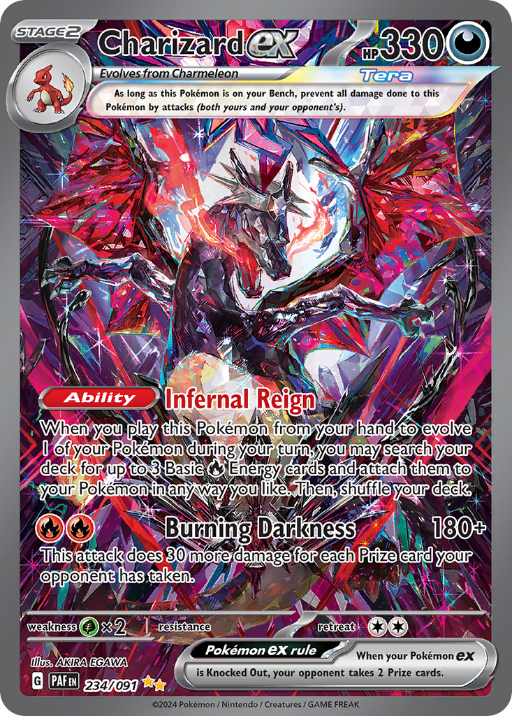 Paldean Fates Charizard ex #234/91
