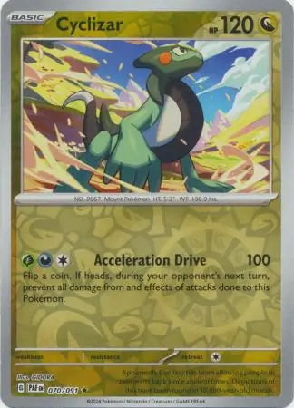 Paldean Fates Cyclizar #70/91 reverse holo