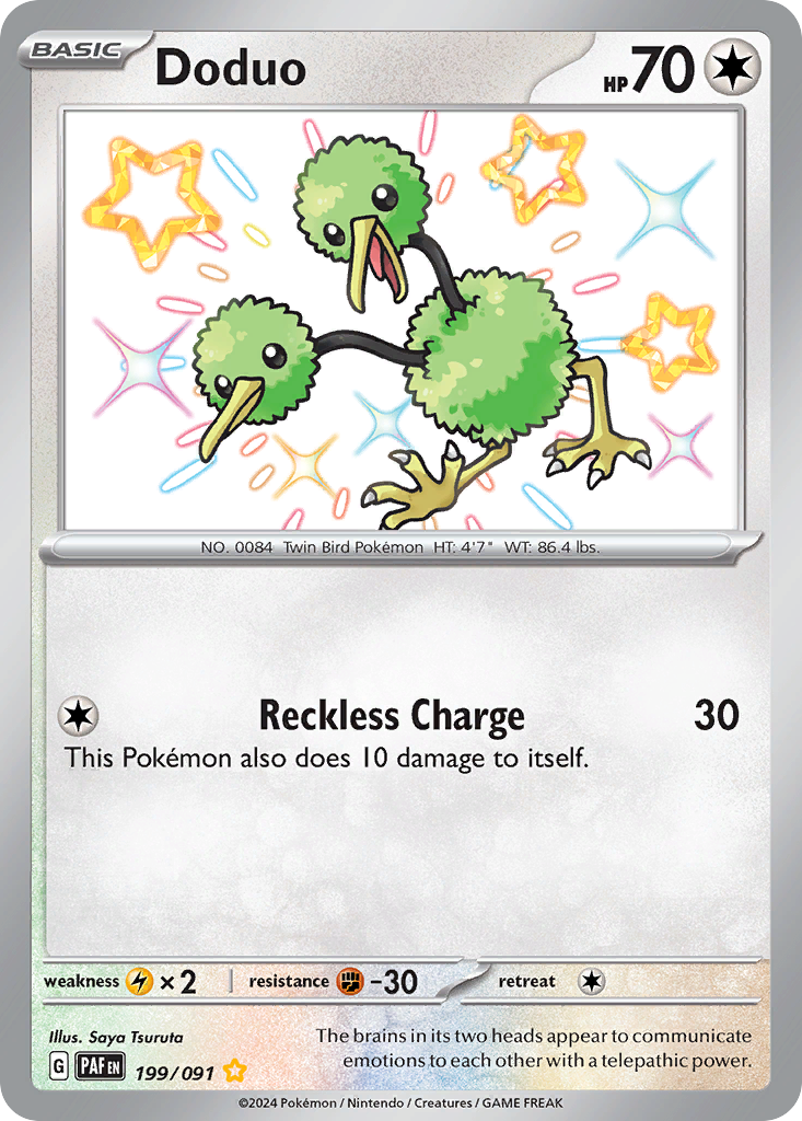 Paldean Fates Doduo #199/91