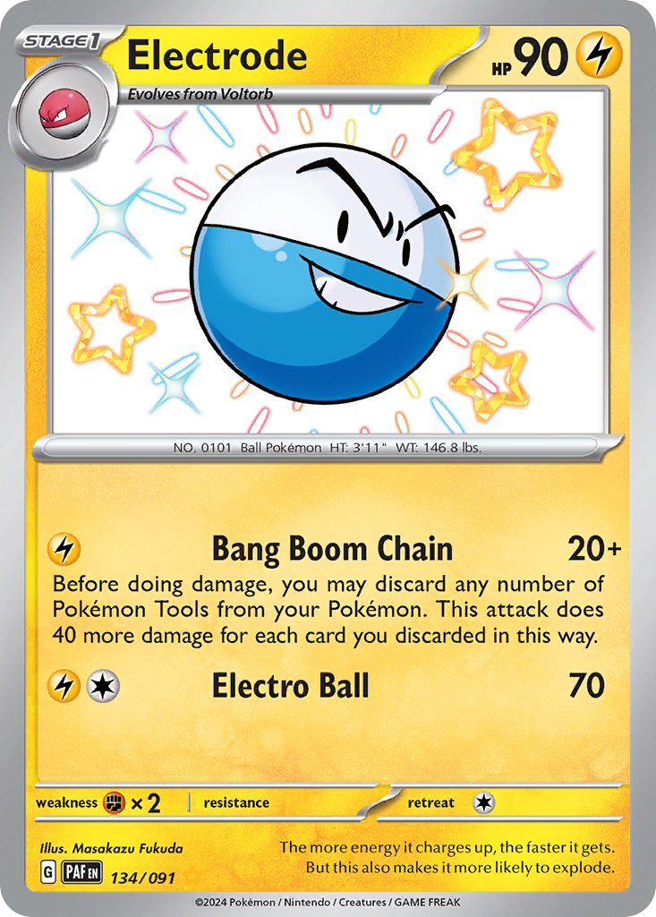 Paldean Fates Electrode #134/91
