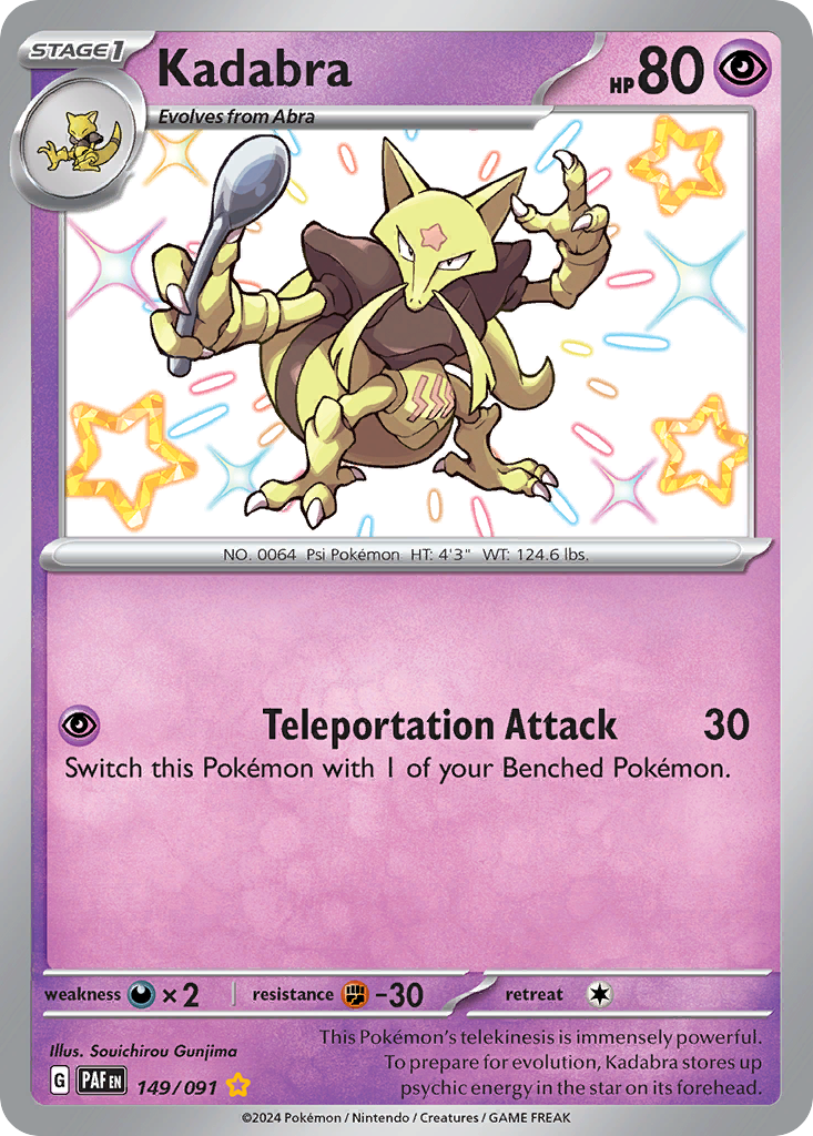 Paldean Fates Kadabra #149/91