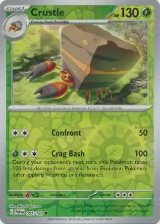 Paradox Rift Crustle #7/182 reverse holo