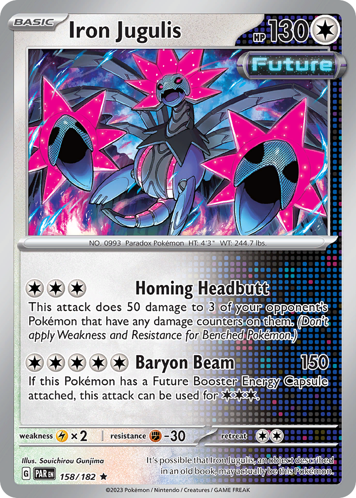 Paradox Rift Holo Iron Jugulis #158/182