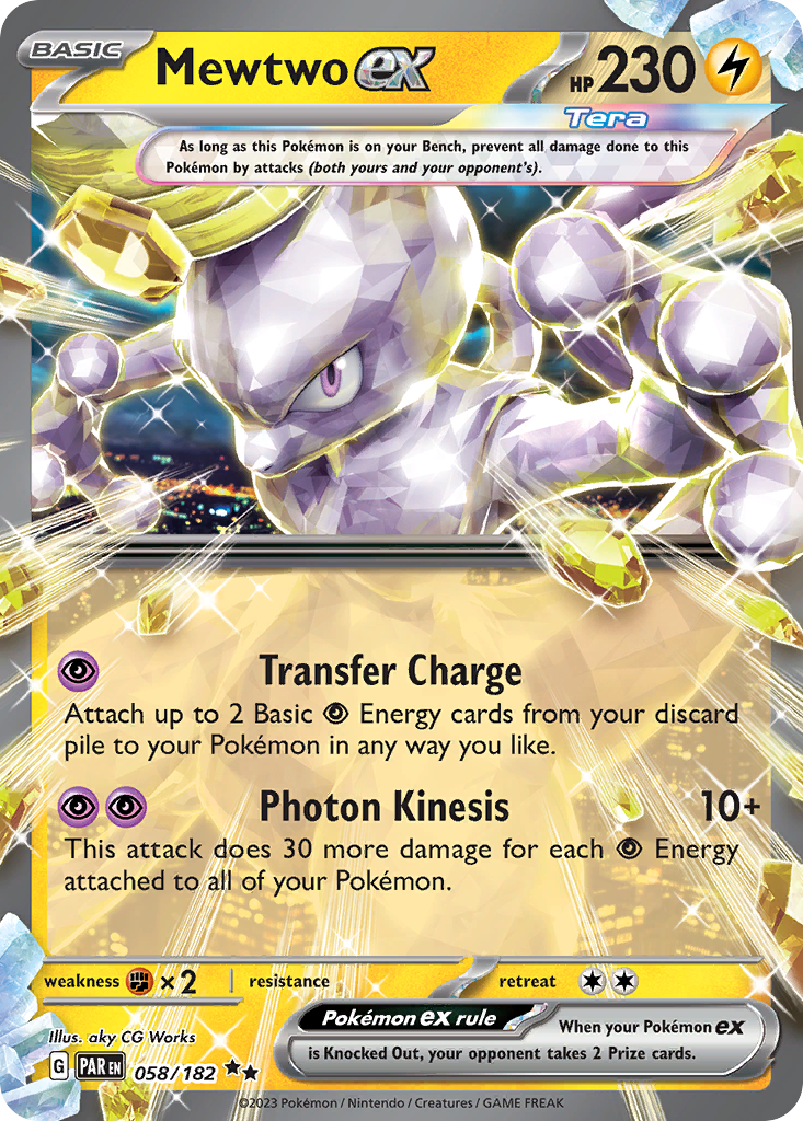 Paradox Rift Mewtwo EX #58/182
