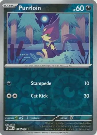 Paradox Rift Purrloin #114/182 reverse holo