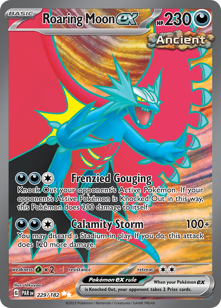 Paradox Rift Roaring Moon EX #229/182