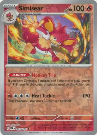 Paradox Rift Simisear #21/182 reverse holo