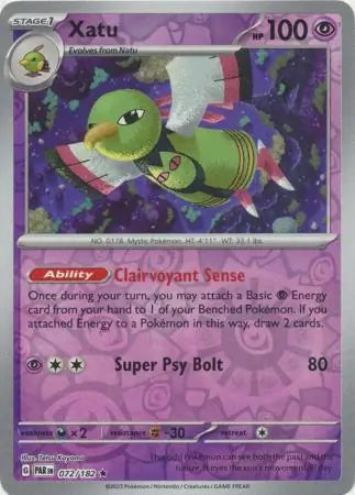 Paradox Rift Xatu #72/182 reverse holo