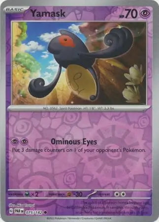 Paradox Rift Yamask #75/182 reverse holo
