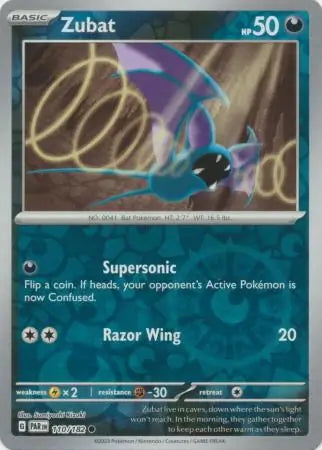 Paradox Rift Zubat #110/182 reverse holo