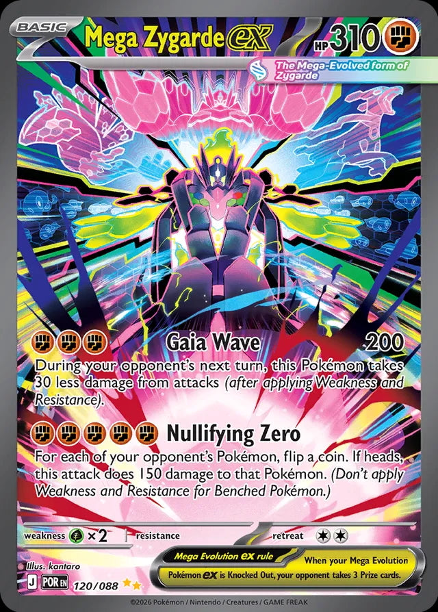 Perfect Order Mega Zygarde ex #120