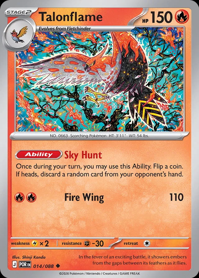 Perfect Order Talonflame #014