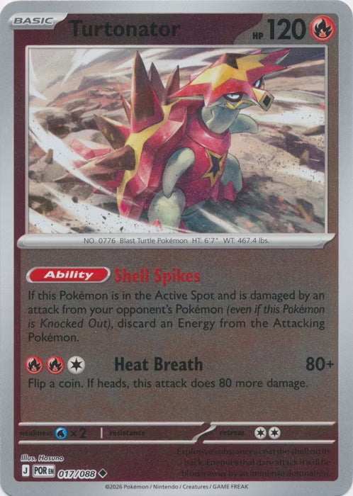 Perfect Order Turtonator #017 reverse holo