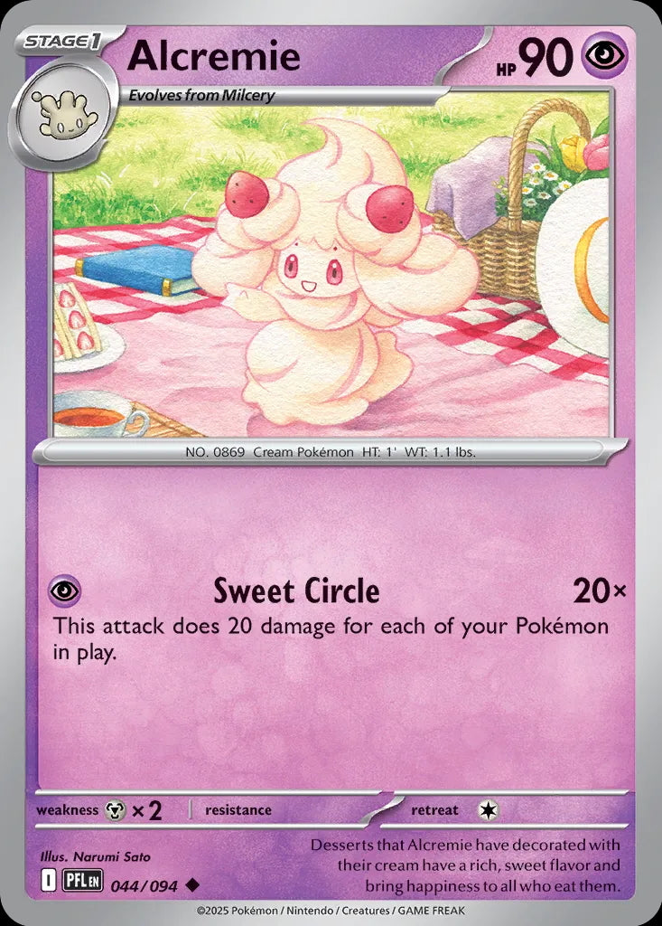 Phantasmal Flames Alcremie #044/94