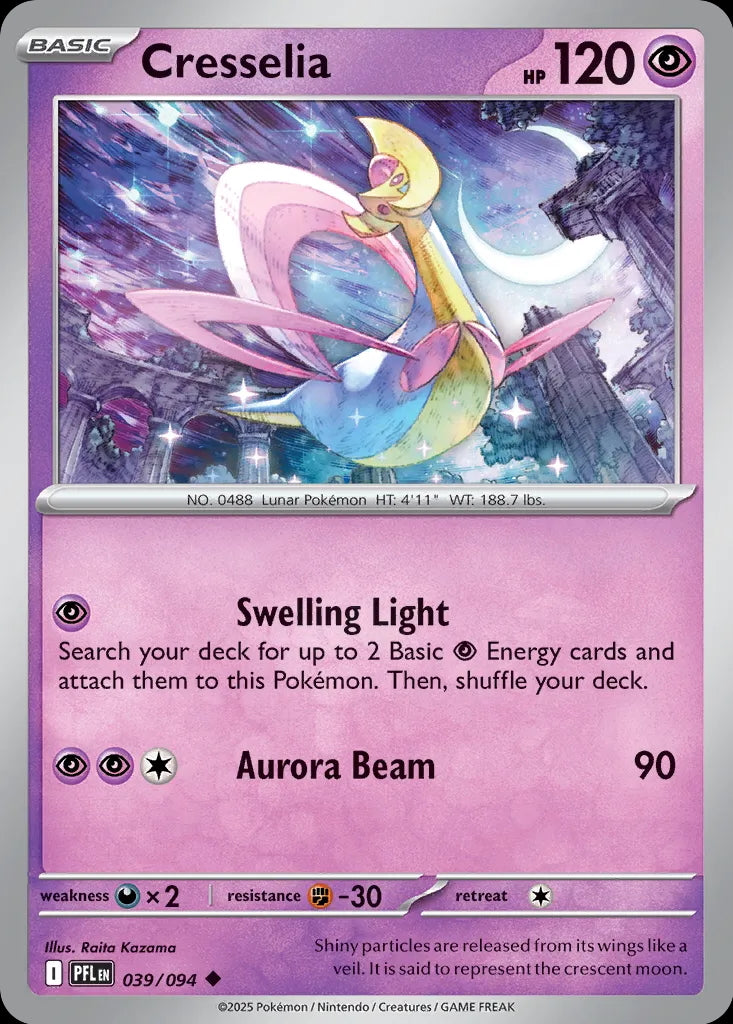 Phantasmal Flames Cresselia #039/94