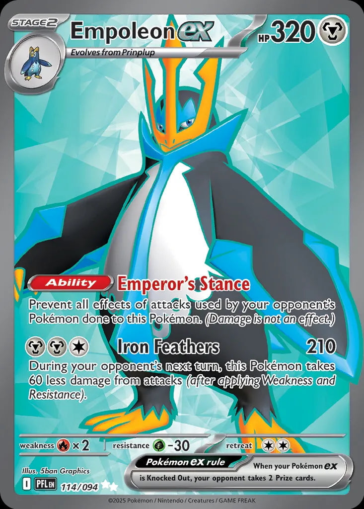 Phantasmal Flames Empoleon ex #114/94