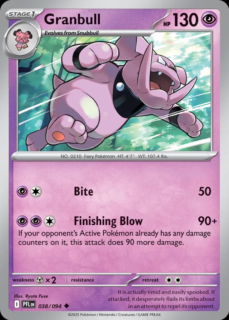 Phantasmal Flames Granbull #038/94