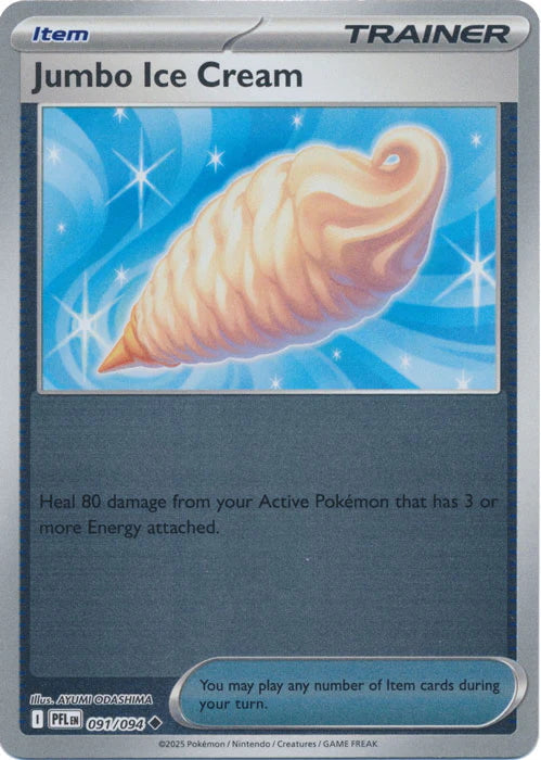Phantasmal Flames Jumbo Ice Cream #091/94 Reverse Holo