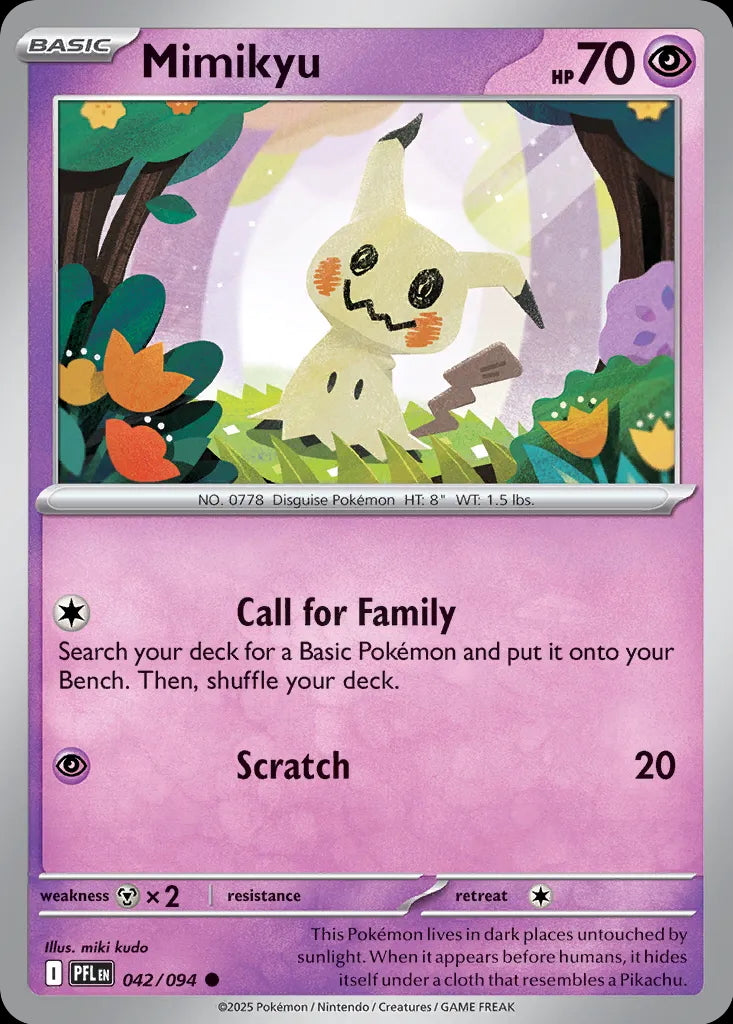 Phantasmal Flames Mimikyu #042/94