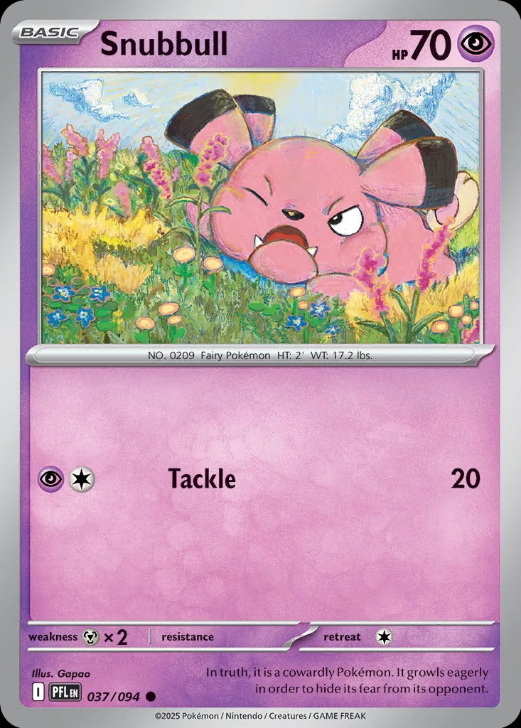 Phantasmal Flames Snubbull #037/94