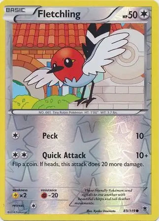 Phantom Forces Fletchling #89/119 reverse holo