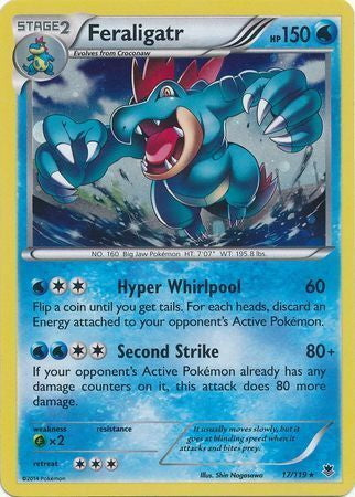 Phantom Forces Galaxy Holo Feraligatr #17/119