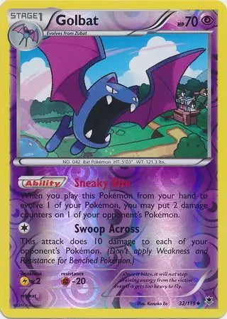 Phantom Forces Golbat #32/119 reverse holo