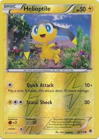 Phantom Forces Helioptile #29/119 reverse holo